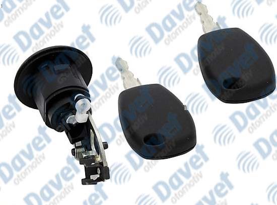 HELLUX HLC600064 Bagaj Kilidi Dacia [ Anahtarli ] Logan-Sandero-Duster 09 - Symbol Joy 09